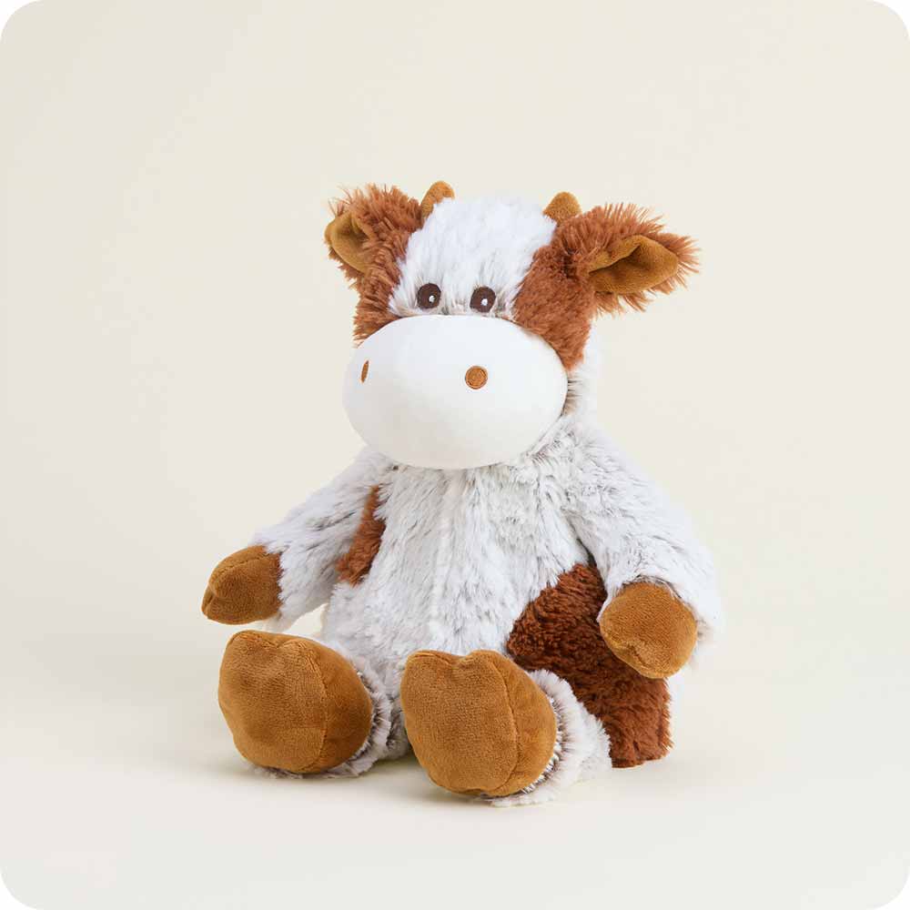 Warmies: America’s Favorite Microwave Plush Brand - Cinnamon Latte Cow Warmies