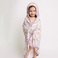 Copper Pearl Premium Baby Knit Hooded Towel | Flora