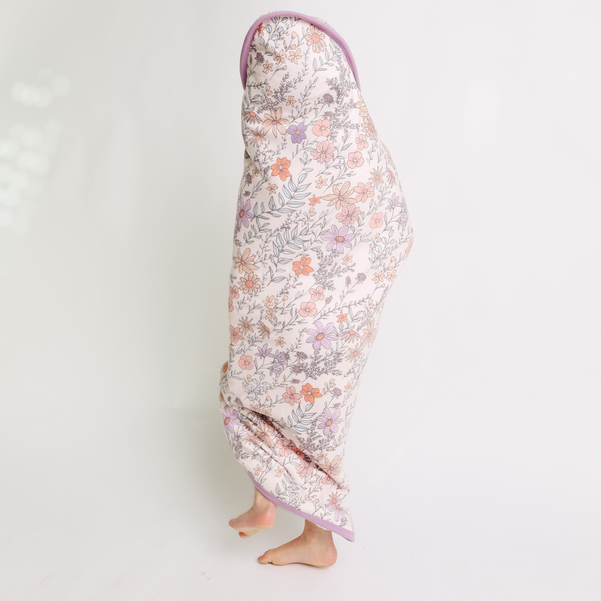 Copper Pearl Premium Baby Knit Hooded Towel | Flora