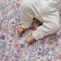 Copper Pearl Premium Knit Fitted Crib Sheet | Flora
