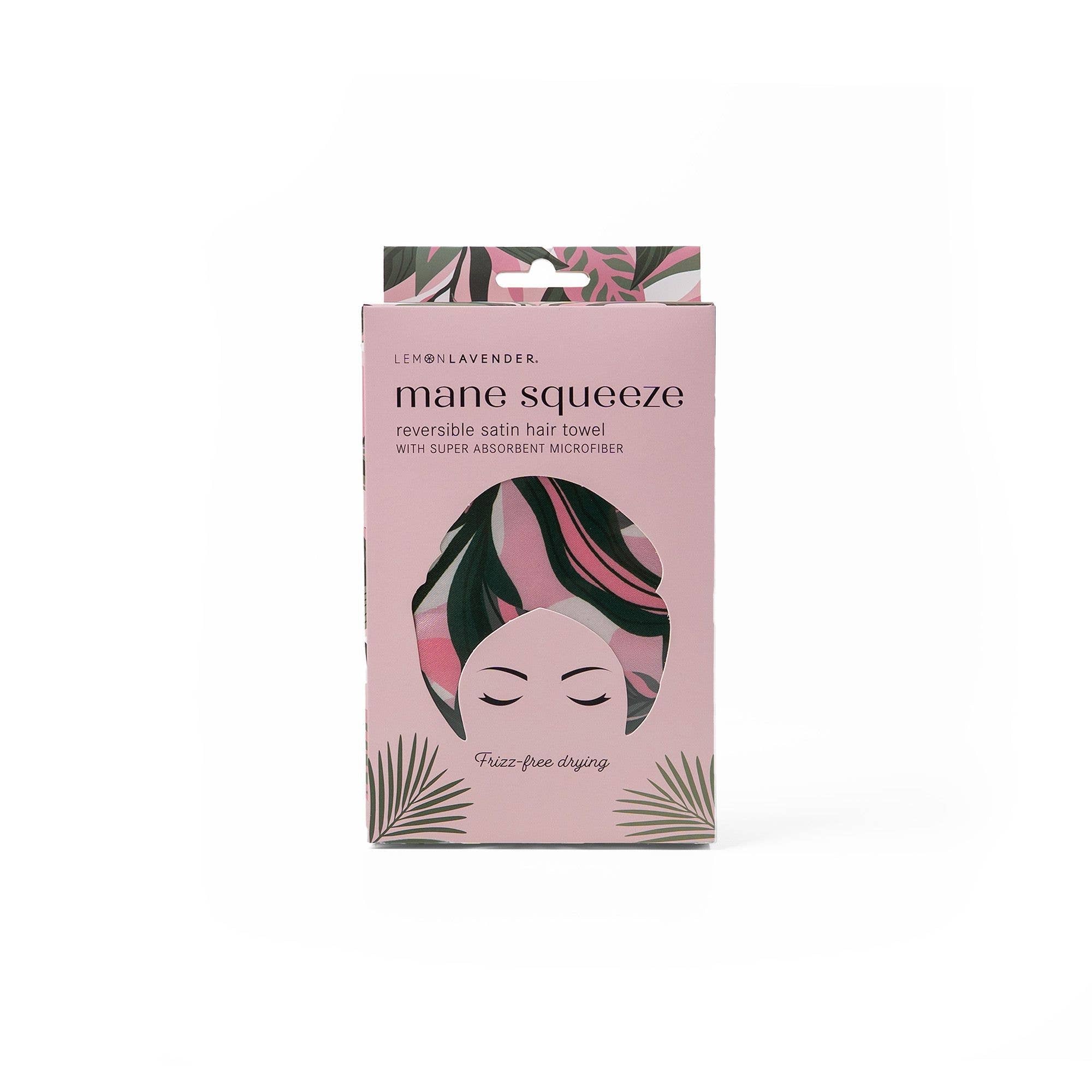 DM Merchandising - Lemon Lavender Mane Squeeze Reversible Satin Hair Towel
