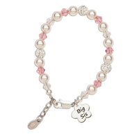 Cherished Moments Big Sis (Flower) Sterling Silver Big Sister Kids Bracelet