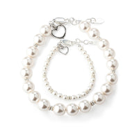 Cherished Moments - Mom And Me 2-Piece Bracelet Set-Hearts Entwined Baby Gift