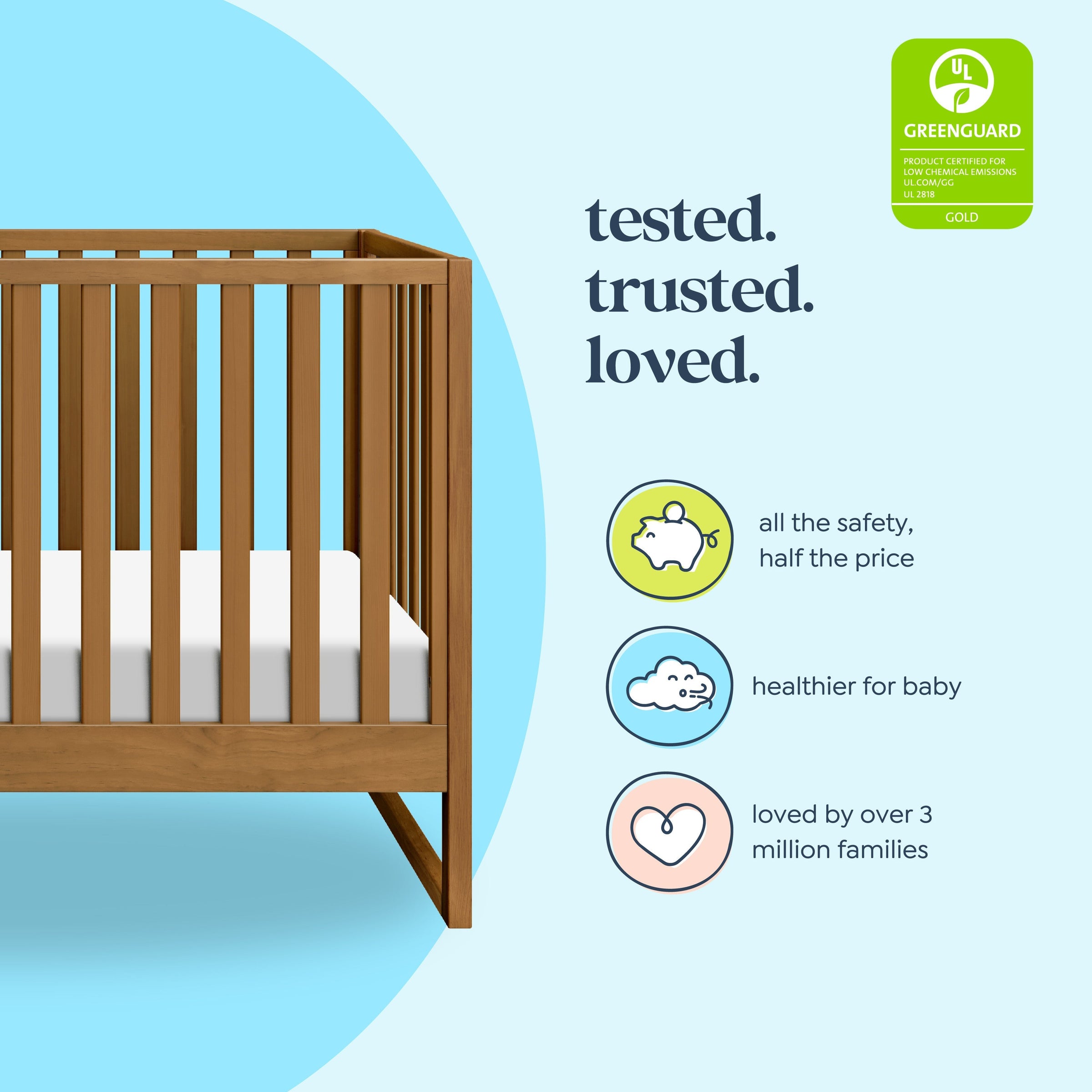 DaVinci Hunter 3-in-1 Convertible Crib