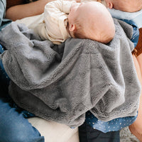 Saranoni Satin Border Receiving Blankets