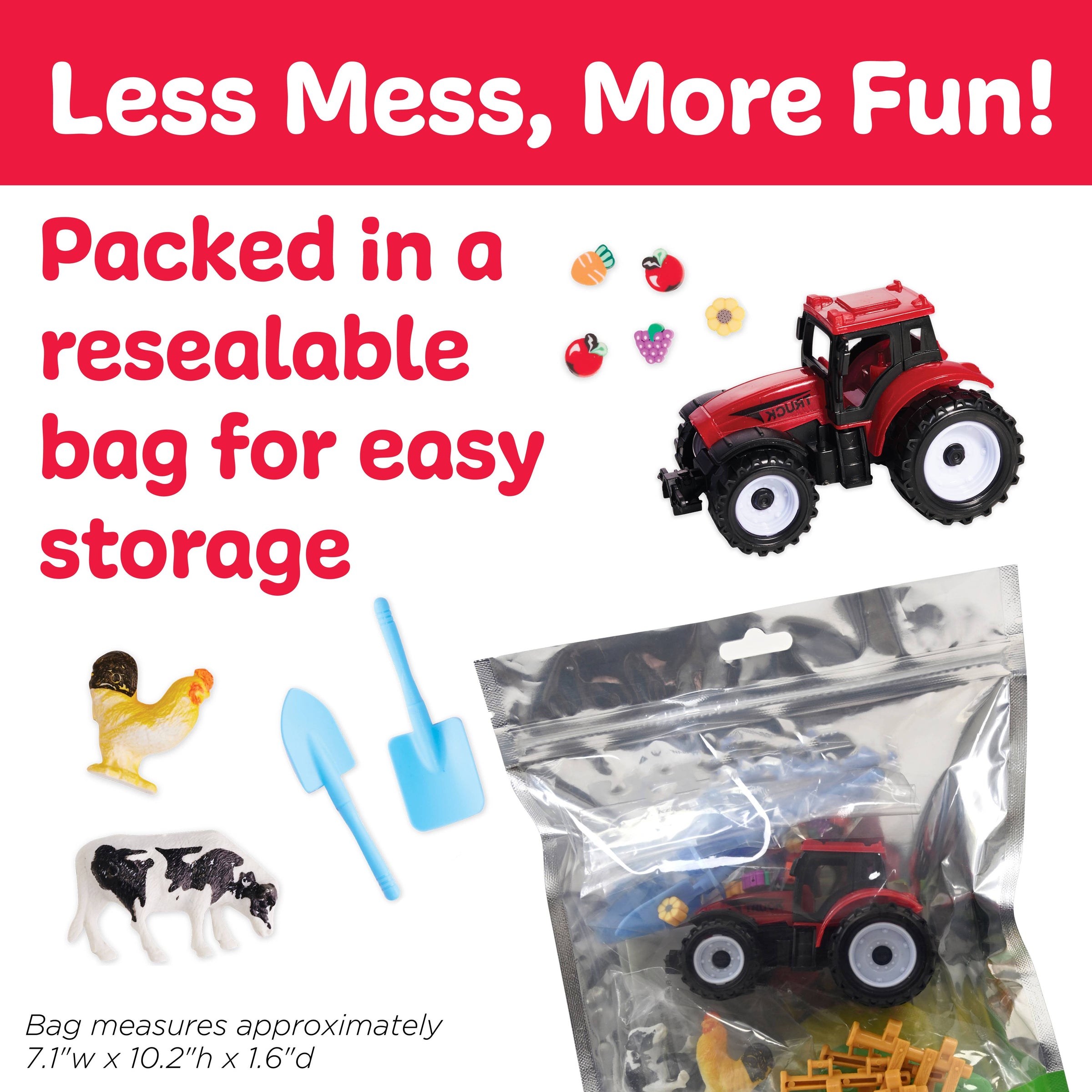 Faber-Castell / Creativity for Kids - Sensory Pack Farm On the Go Sensory Play Set for Kids