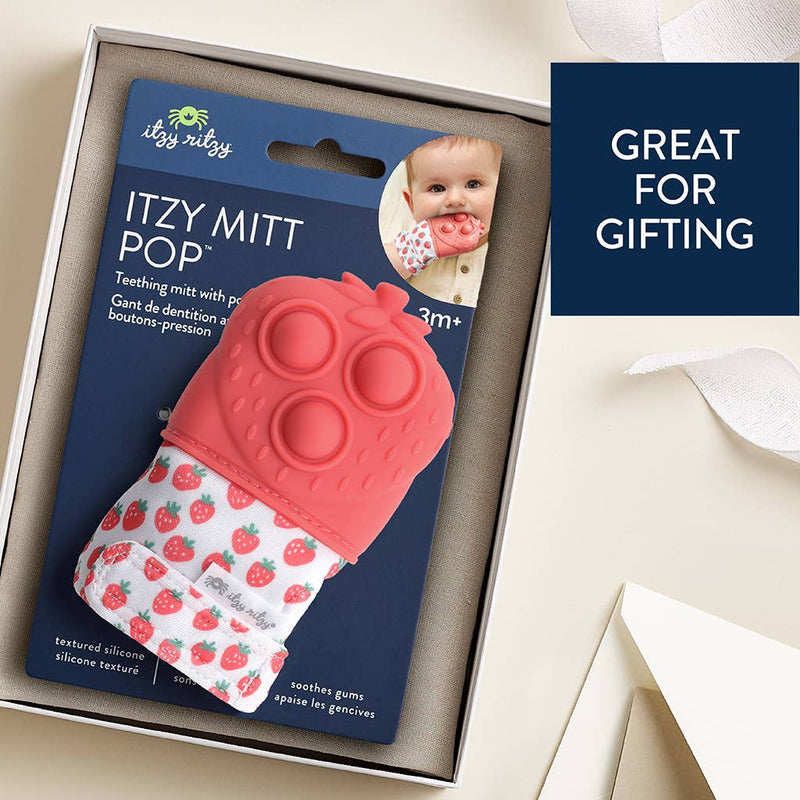 Itzy Ritzy Itzy Mitt Pop Strawberry