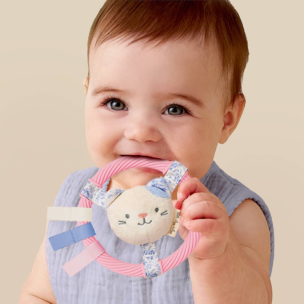 Itzy Ritzy Itzy Ring Pal™ Teething Ring with Plush Character