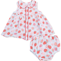 Angel Dear Strawberry Bliss Jill Dress Sleeveless with Bloomer
