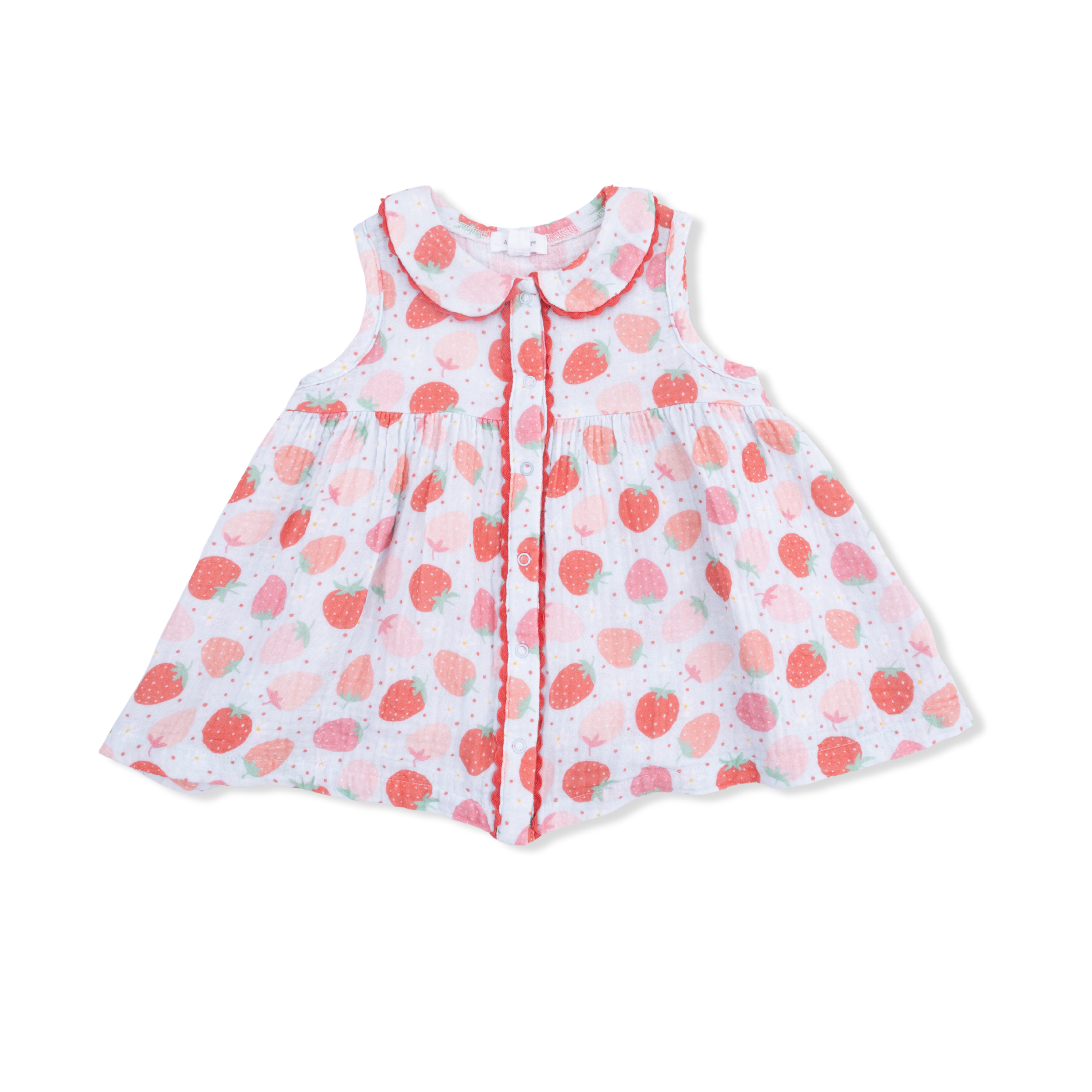 Angel Dear Strawberry Bliss Jill Dress Sleeveless with Bloomer