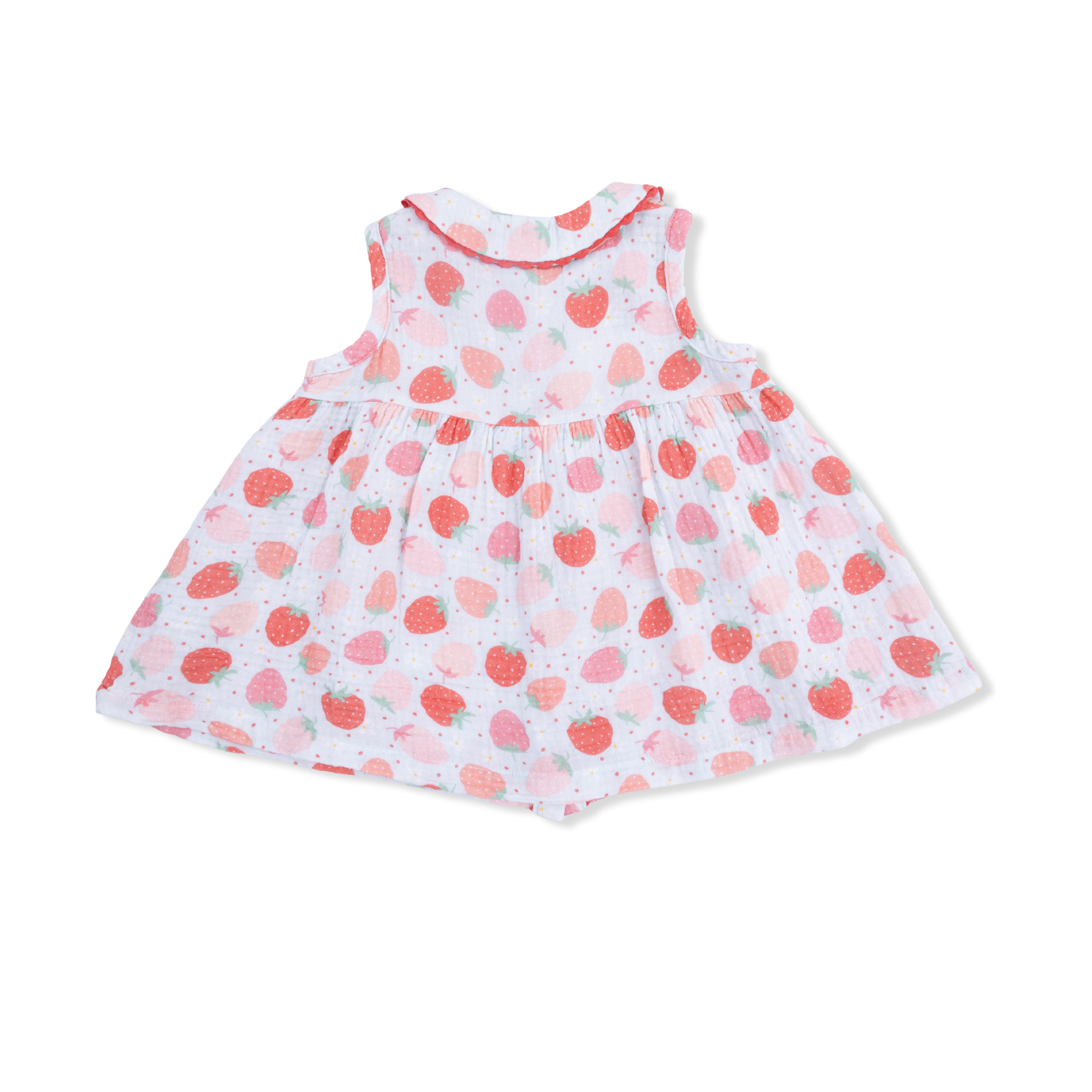 Angel Dear Strawberry Bliss Jill Dress Sleeveless with Bloomer