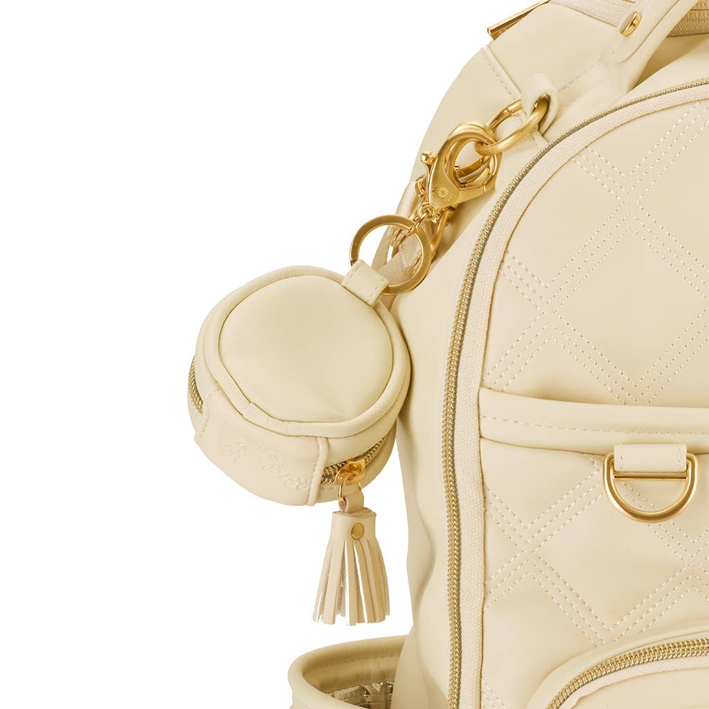 Itzy Ritzy Milk & Honey Diaper Bag Charm Pod Keychain