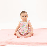 Angel Dear Sweet Bows Ric Rac Ruffle Sunsuit