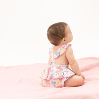 Angel Dear Sweet Bows Ric Rac Ruffle Sunsuit