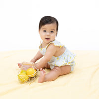 Angel Dear Lovely Lemons Ric Rac Ruffle Sunsuit