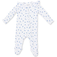 Angel Dear Joli Rosette 2 Way Ruffle Sleeve Zipper Footie