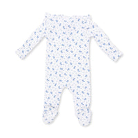 Angel Dear Joli Rosette 2 Way Ruffle Sleeve Zipper Footie