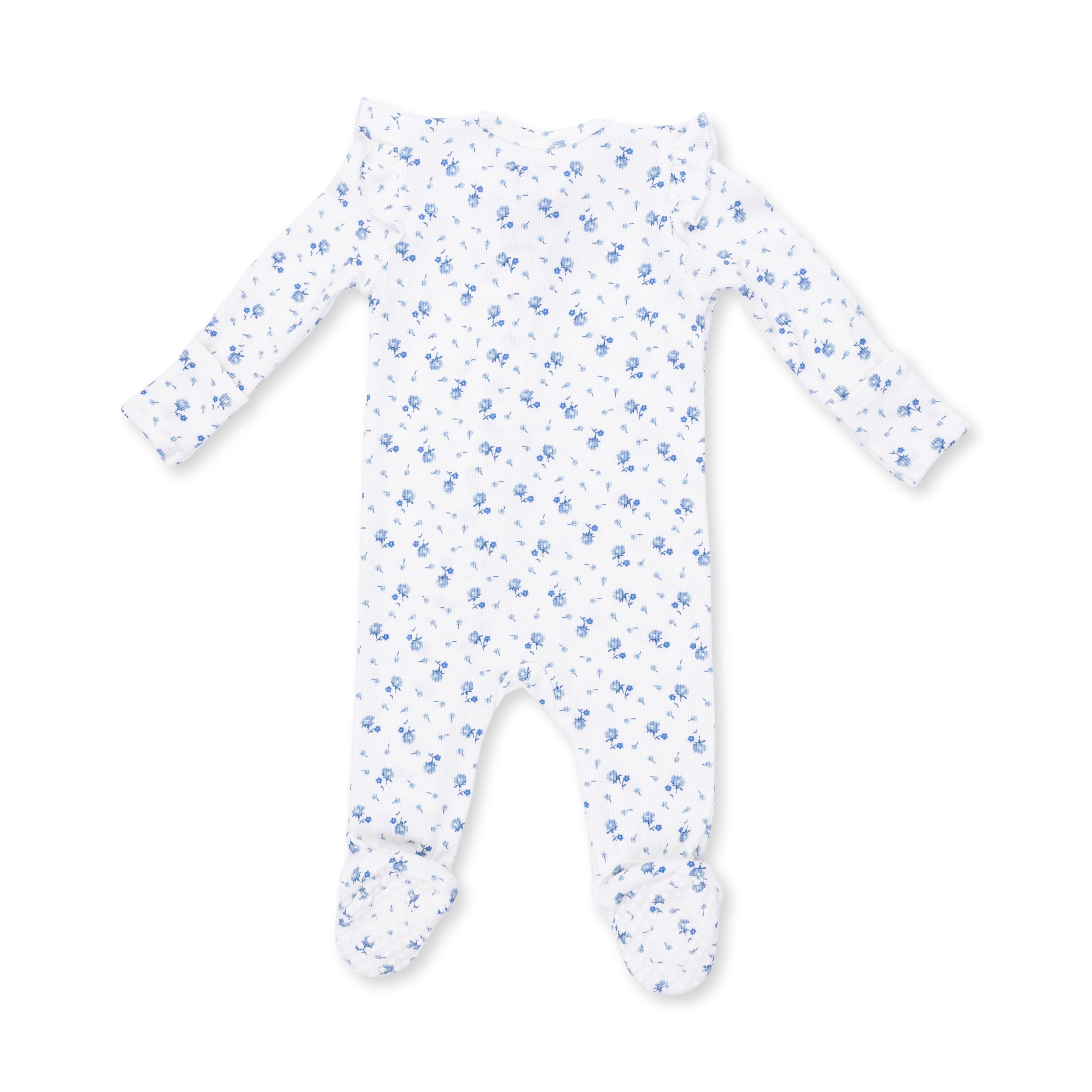 Angel Dear Joli Rosette 2 Way Ruffle Sleeve Zipper Footie