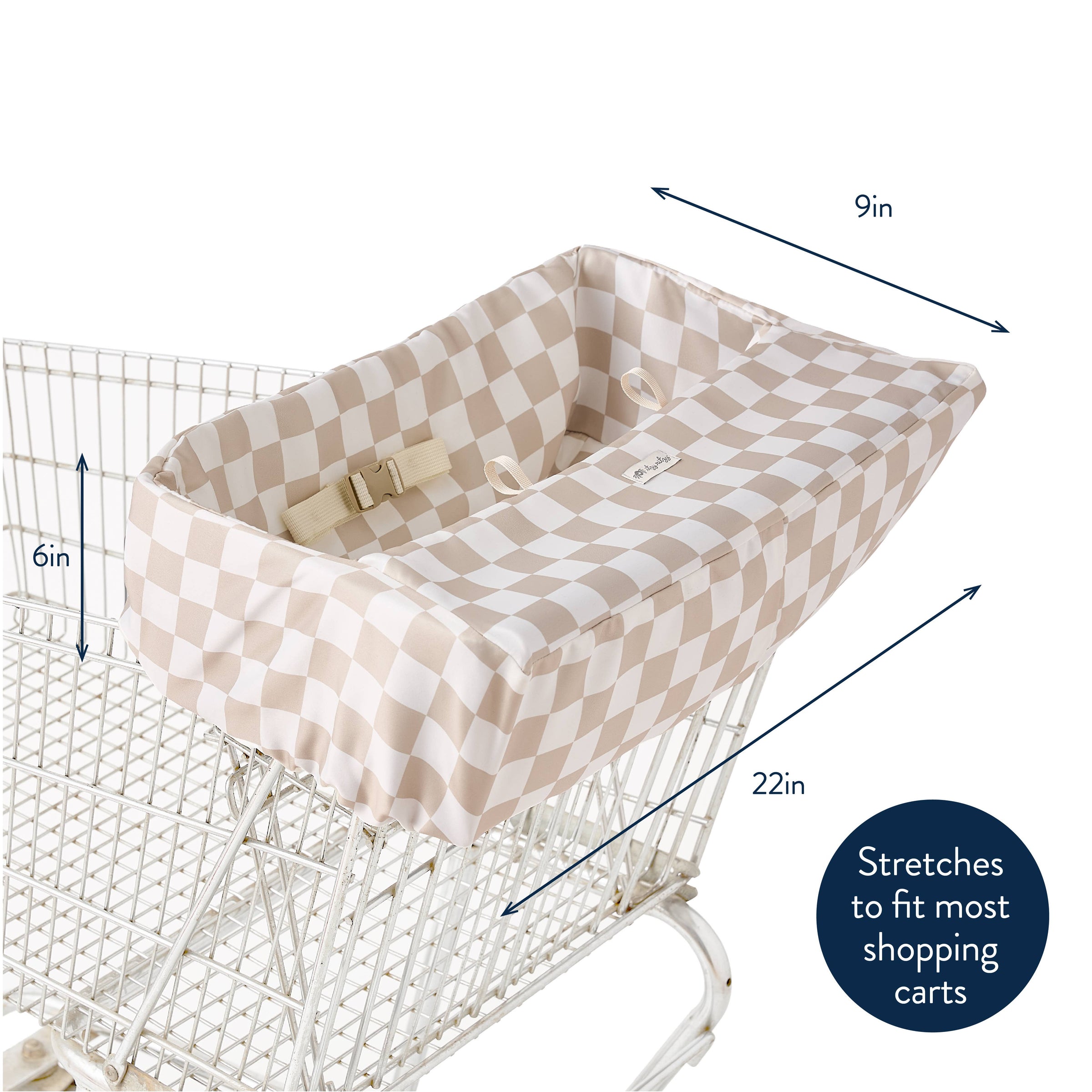 Itzy Ritzy - Checkerboard Itzy Shopping Cart Cover™