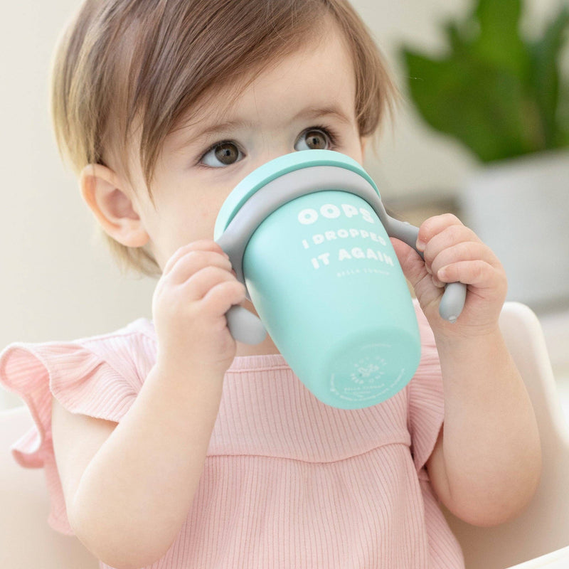 Bella Tunno Dropped it Again Happy Sippy Cup: Blue