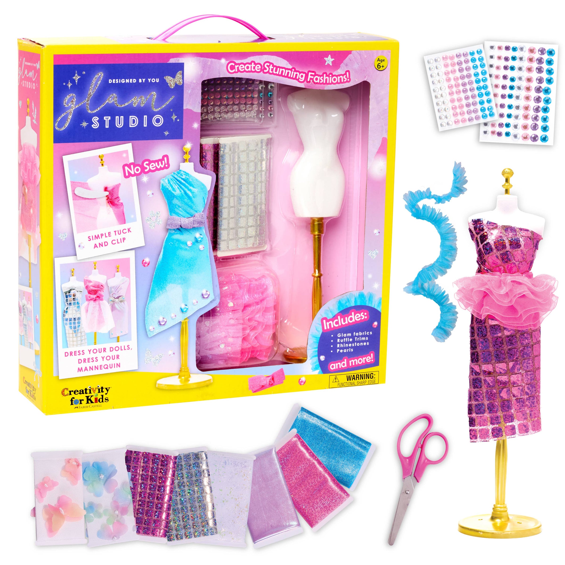 Faber-Castell / Creativity for Kids - Designed By You Glam Fashion Design Studio Craft Kit