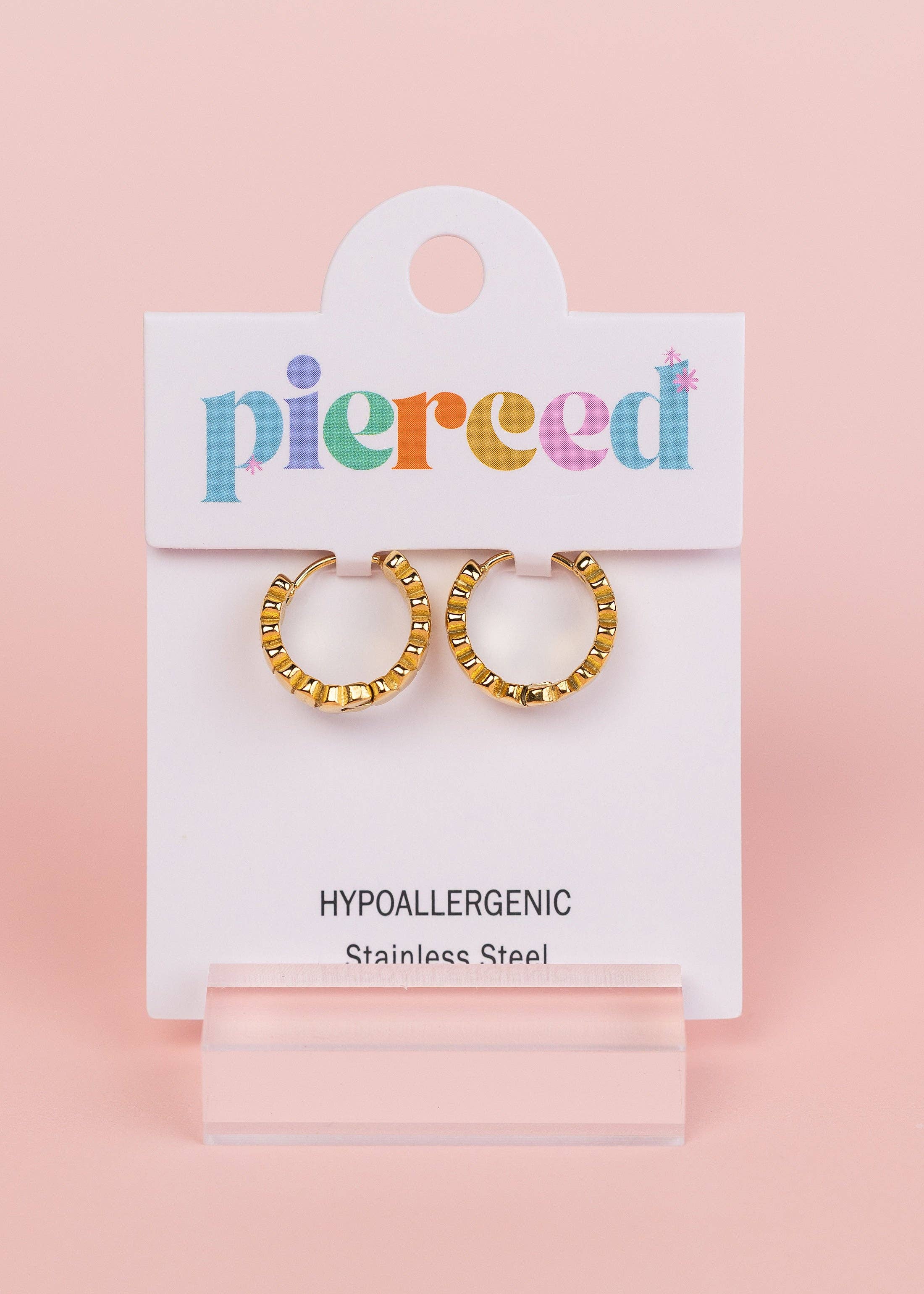Pierced Co - Segmented Huggies
