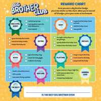 Cottage Door Press - Big Brother Club Board Book with Reward Chart & Stickers