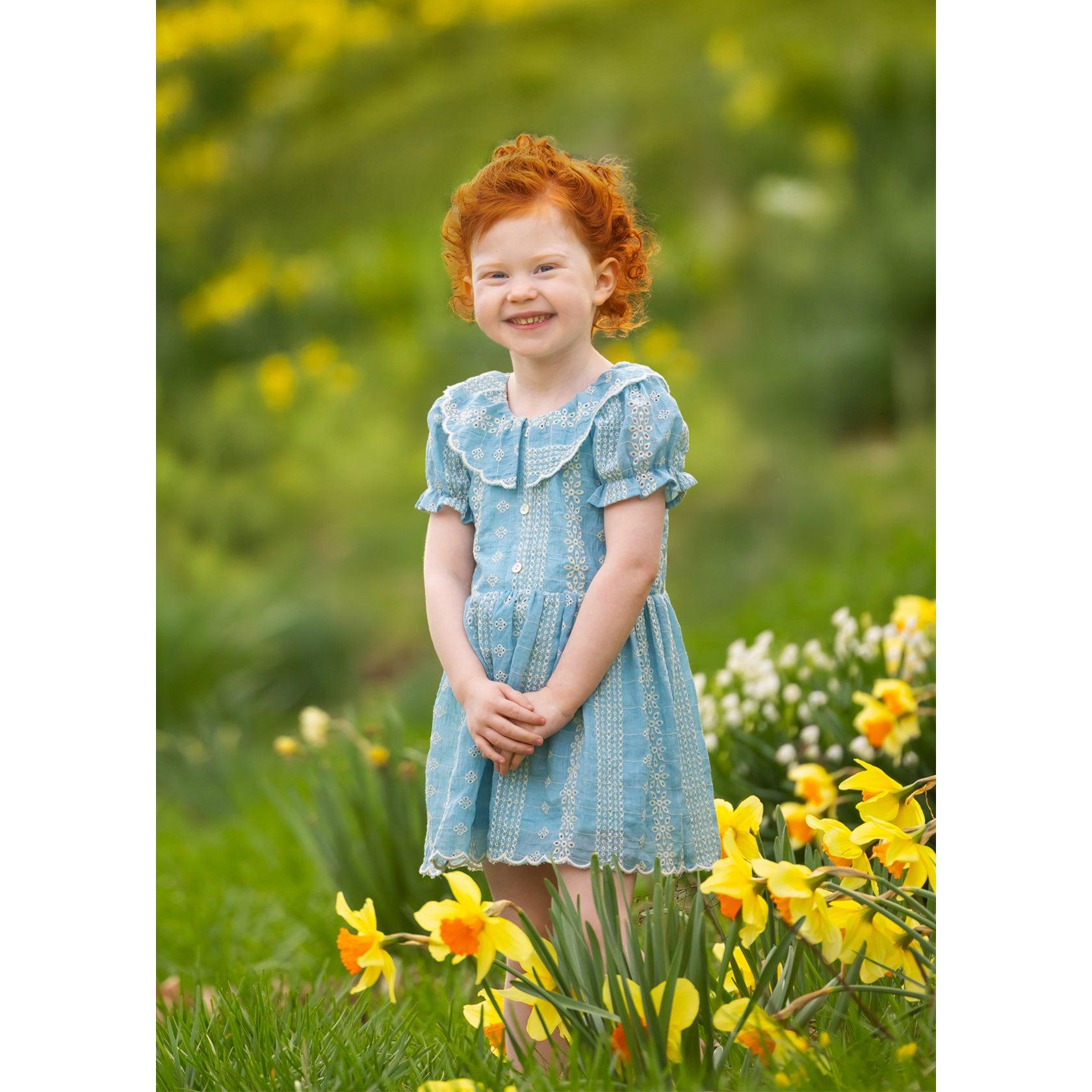 Mabel + Honey Delicate Blue Dress