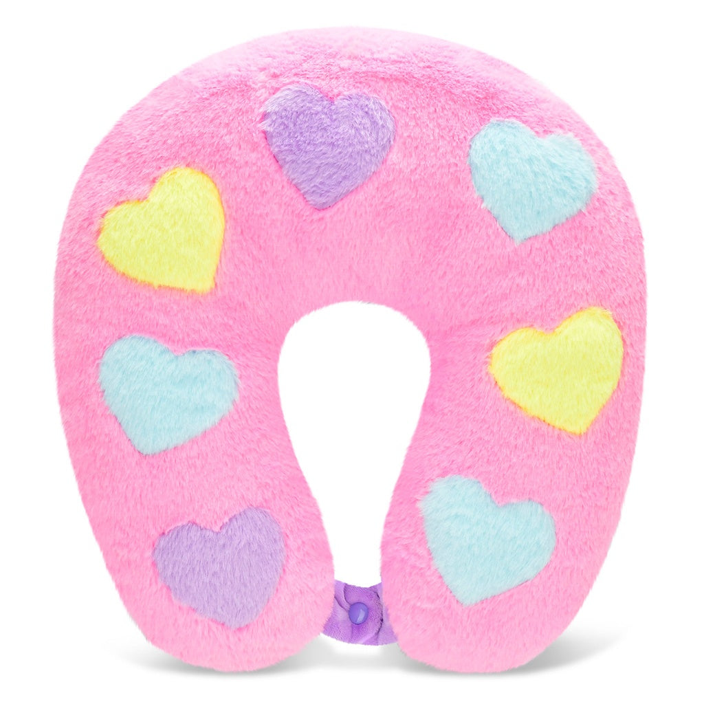 Iscream Hearts Color Block Neck Pillow