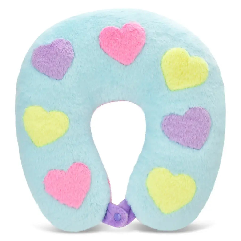 Iscream Hearts Color Block Neck Pillow