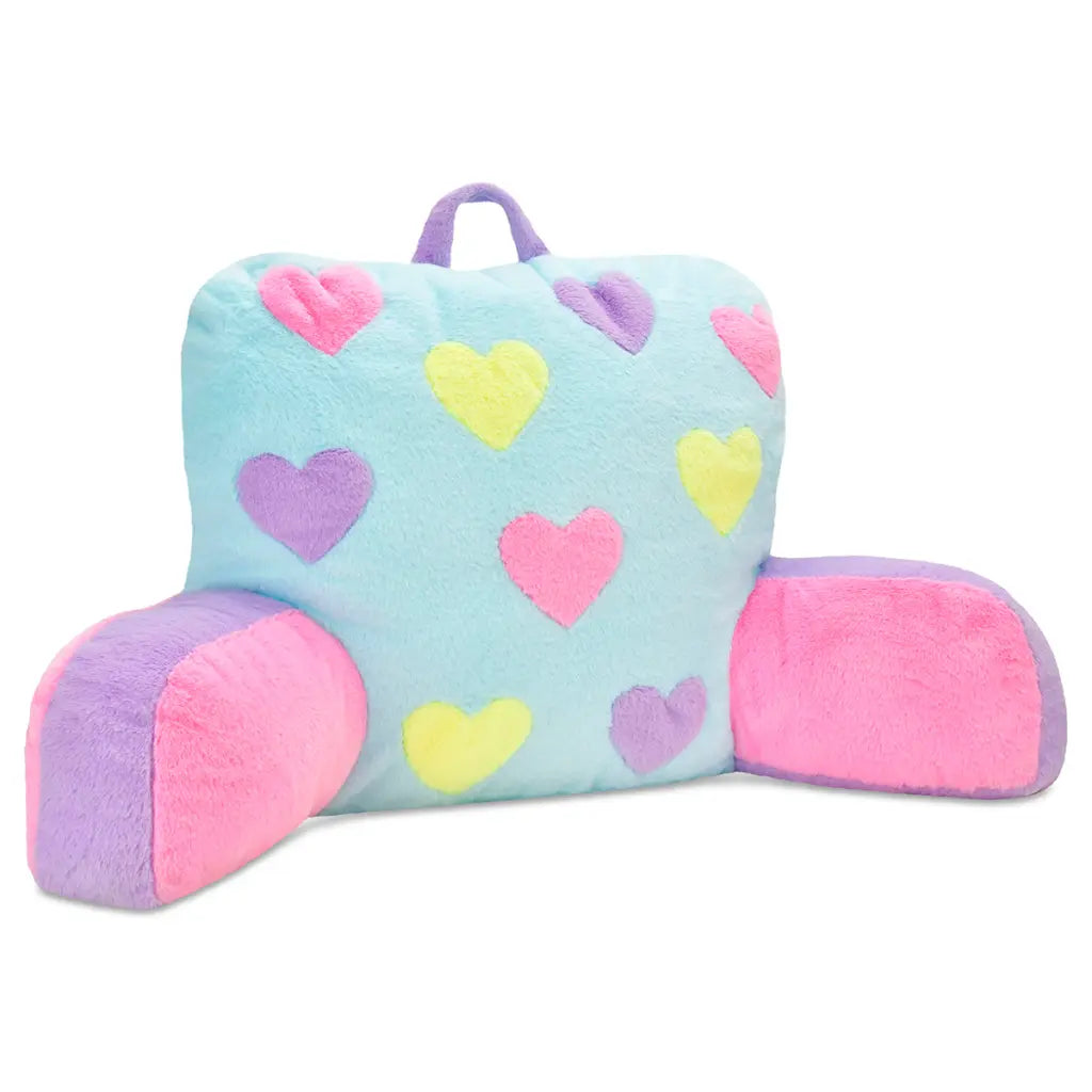 Iscream Hearts Color Block Lounge Pillow