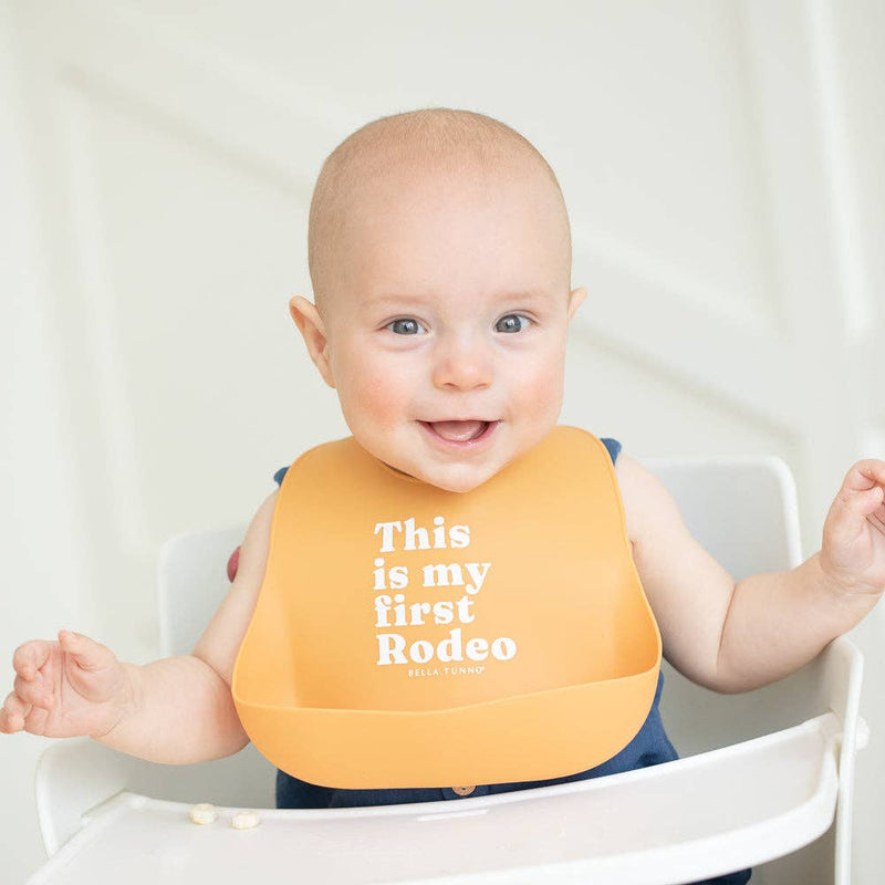 Bella Tunno First Rodeo Wonder Bib: Orange