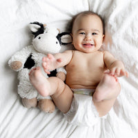 Warmies: America’s Favorite Microwave Plush Brand - Black and White Cow Warmies