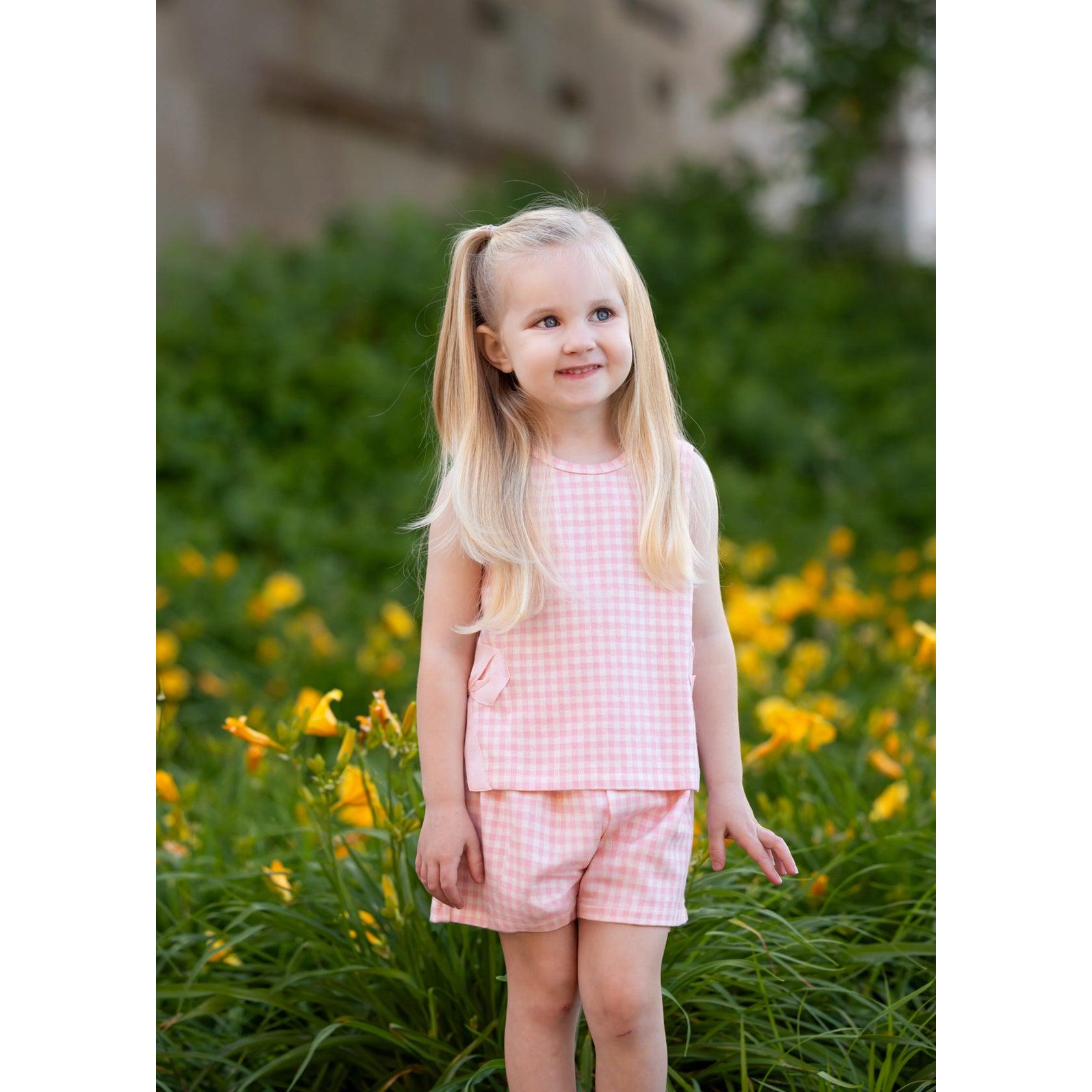 Mabel + Honey Pink Plaid Perfection 2-Piece Set