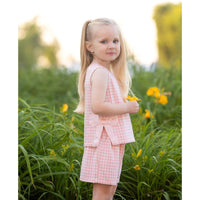 Mabel + Honey Pink Plaid Perfection 2-Piece Set