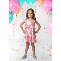 Mabel + Honey Strawberry Sparkle Dress