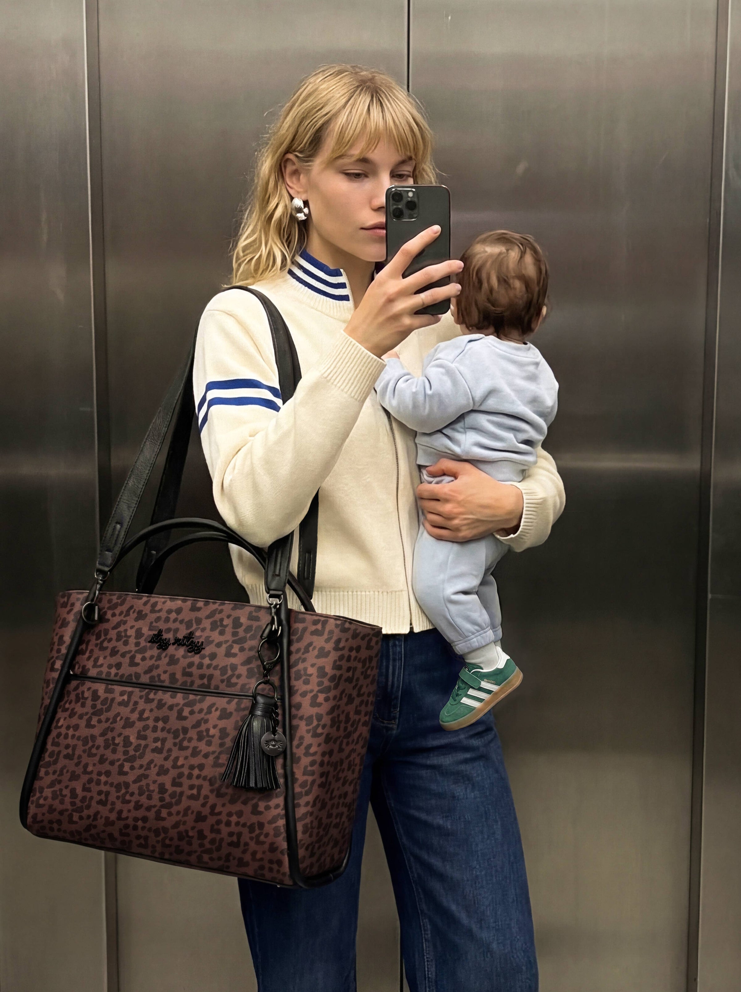 Itzy Ritzy Leopard Boss Tote™