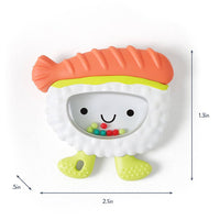 Itzy Ritzy Sweetie Shake Plus Teething + Rattle Toy