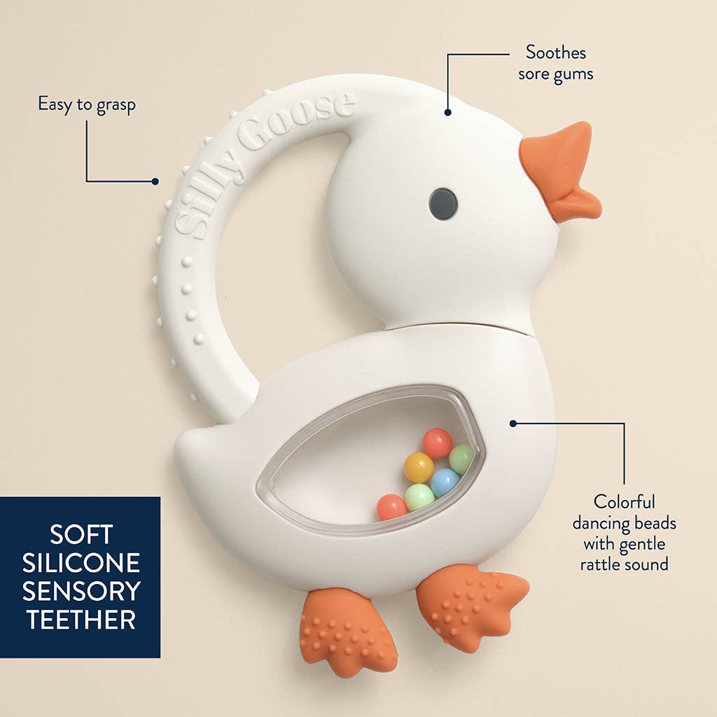 Itzy Ritzy Bitzy Shake™ Silicone Teether with Rattle