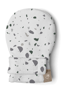 goumikids - Stay On 3-Pack Baby Mitts - Moss + Terrazzo + Sandstone
