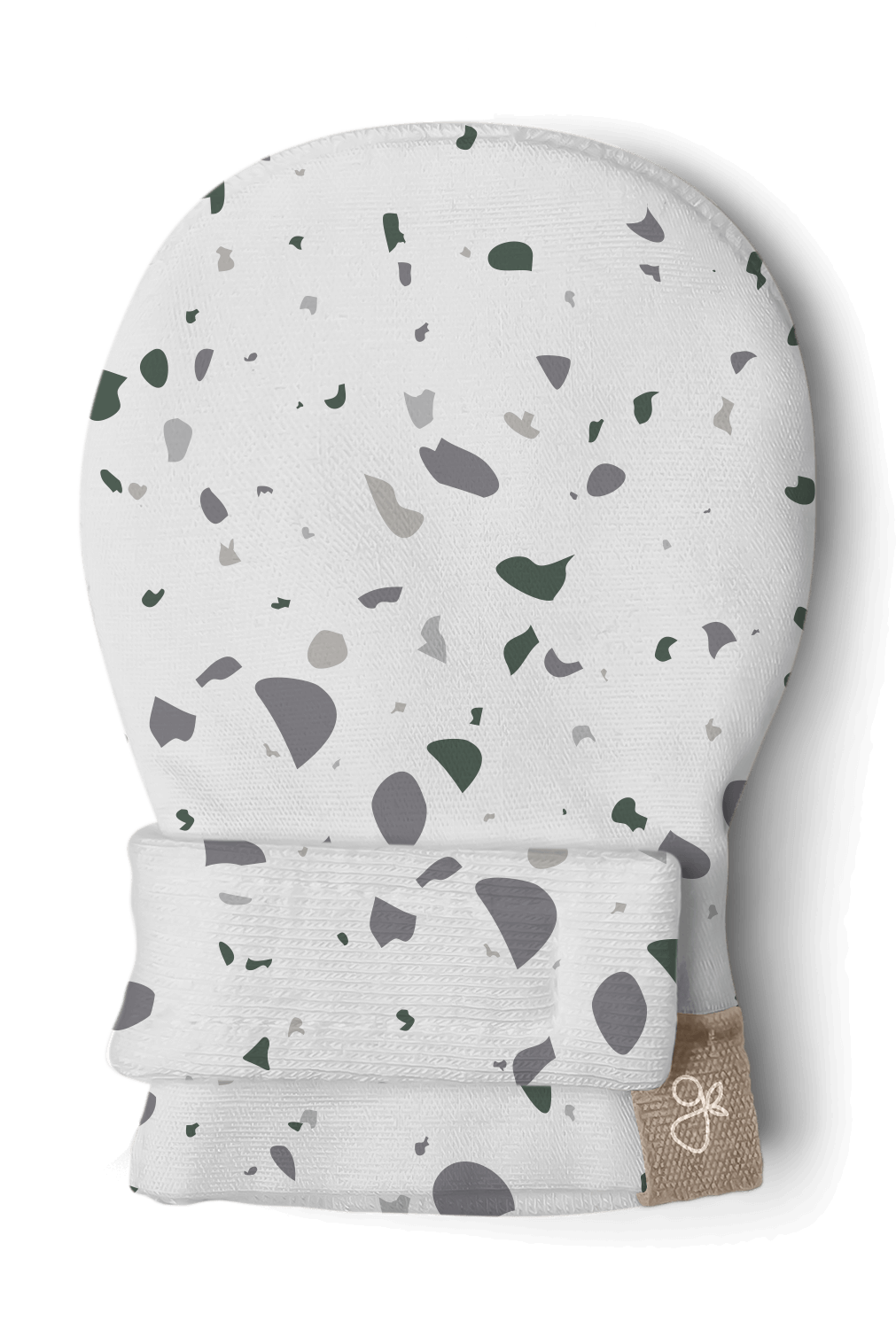 goumikids - Stay On 3-Pack Baby Mitts - Moss + Terrazzo + Sandstone