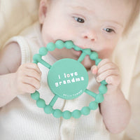 Bella Tunno I Love Grandma Happy Teether: Green