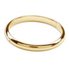 Cherished Moments Gold Classic Bangle for Baby & Kids or Women: Small 0-12m