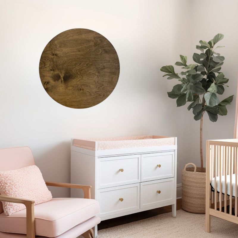 Sugar + Maple Round Base | Jacobean