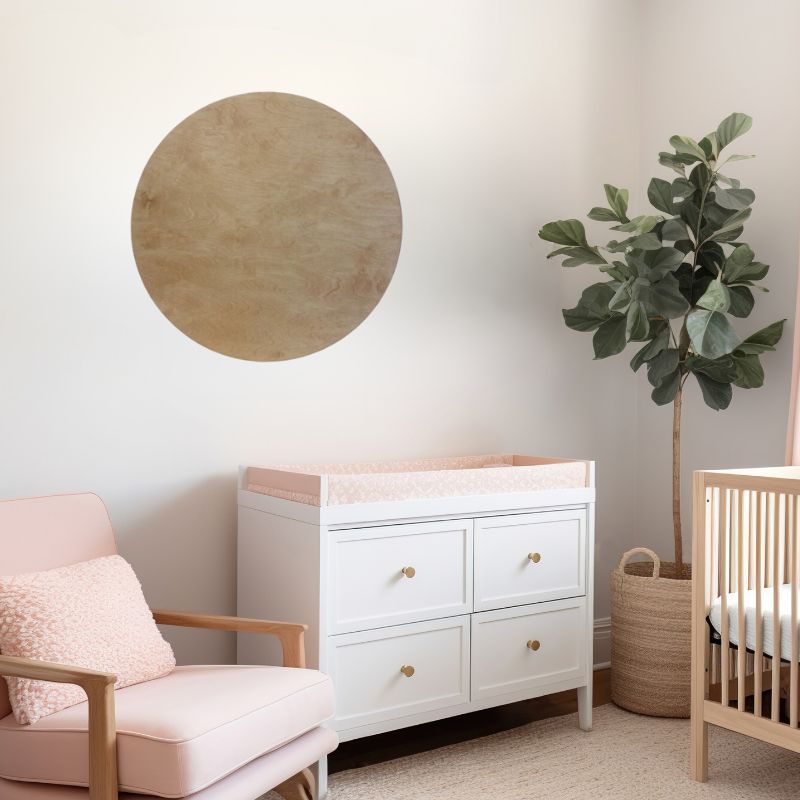Sugar + Maple Round Base | Natural