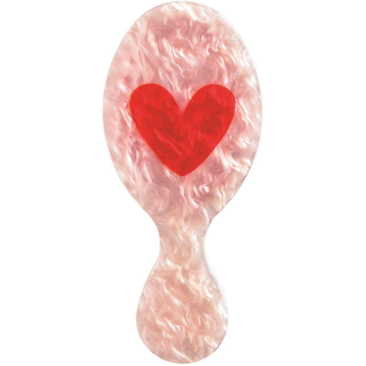 Mud Pie Heart Hairbrush