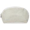 Iscream White Crystal Oval Cosmetic Bag