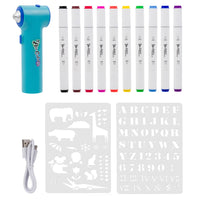TPG Creations / The Pencil Grip - Aircolor Airbrush Kit (includes Markers & Stencils) TPG-490