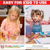 The Pencil Grip Kwik Stix Paint Sticks, Set of 12 Metalix Colors