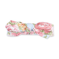 Angel Dear Angeline Floral 2 Way Ruffle Back Zipper Footie